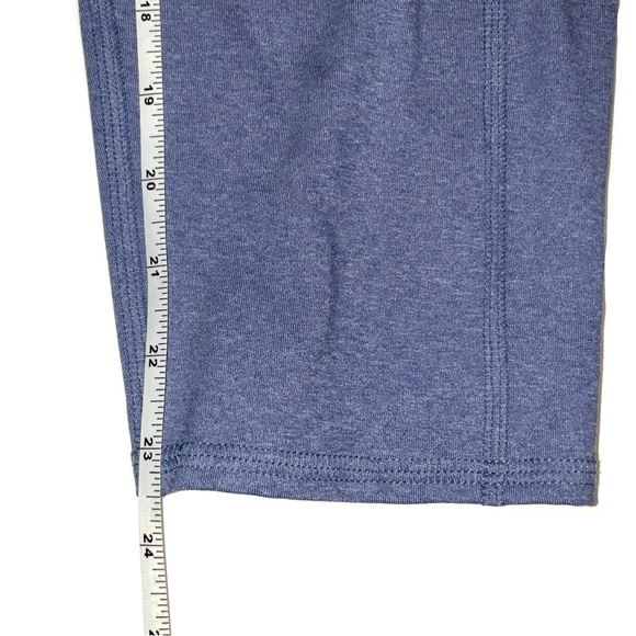 NEW San Francisco City Lights SF CL Essential Capri Leggings XL Heather Blue - Picture 6 of 6